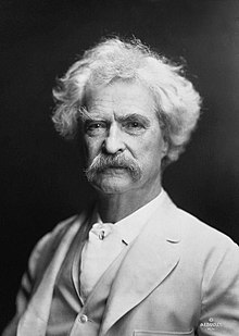 Adventure Books Author Mark Twain, born as Samuel Langhorne Clemens