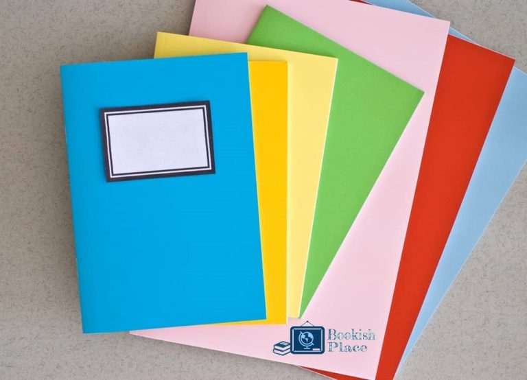 How to Cover Notebooks with Colored Paper Easily