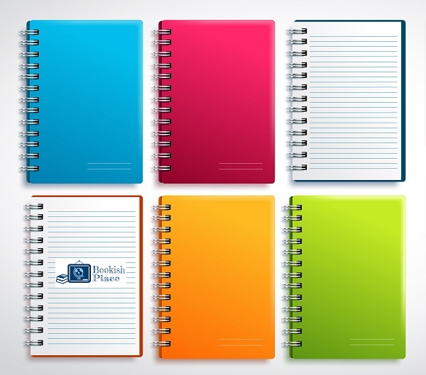 Notebook with Removable Pages of Various Colorful Covers