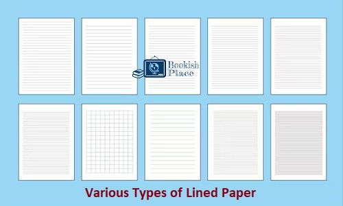 Showing Various Types of Lined Paper